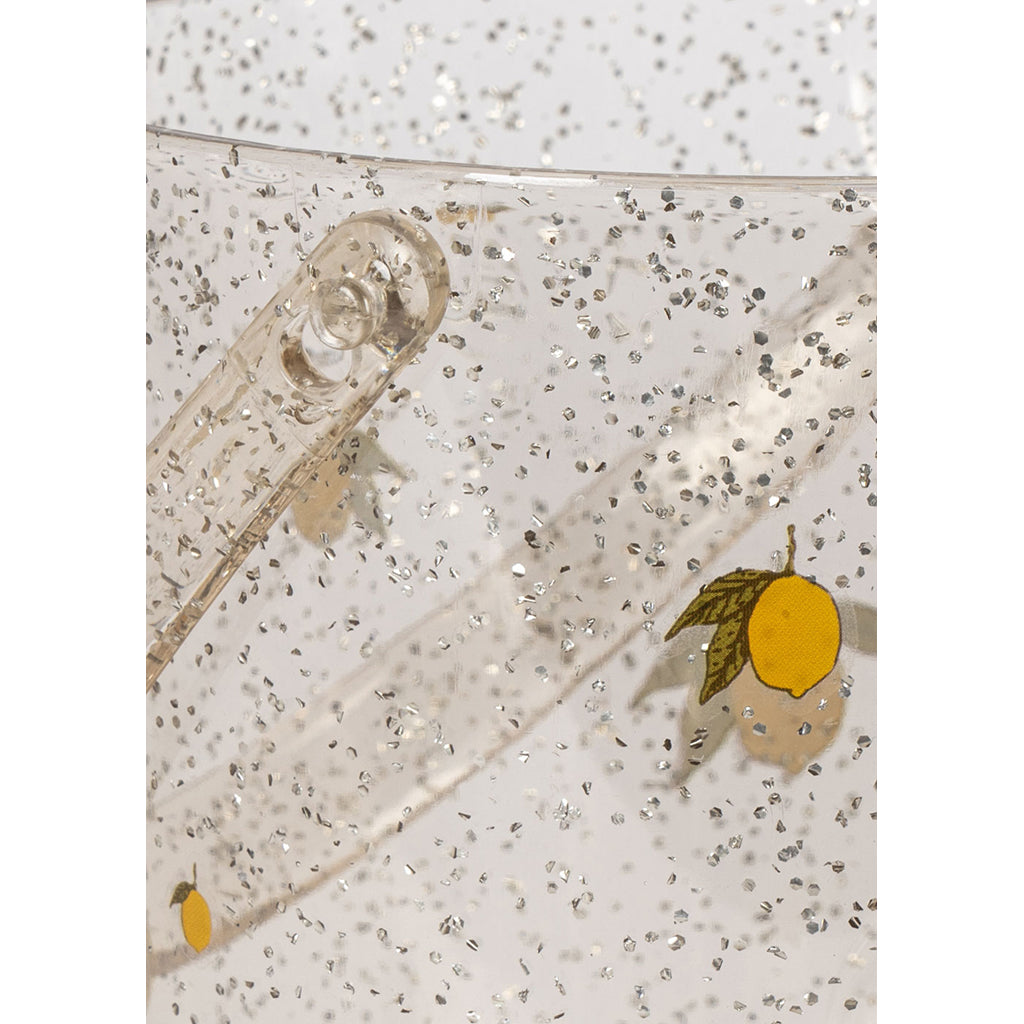 Konges Sløjd Strandset, Glitter hink och spade - Citron