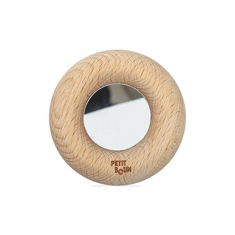 Petit Boum babyleksak, sensorisk donutskallra - Spegel