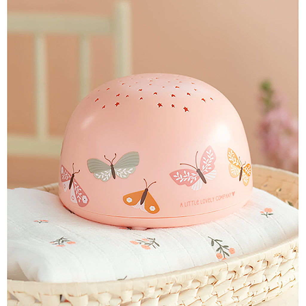 A little lovely company, projektor nattlampa – Fjärilar