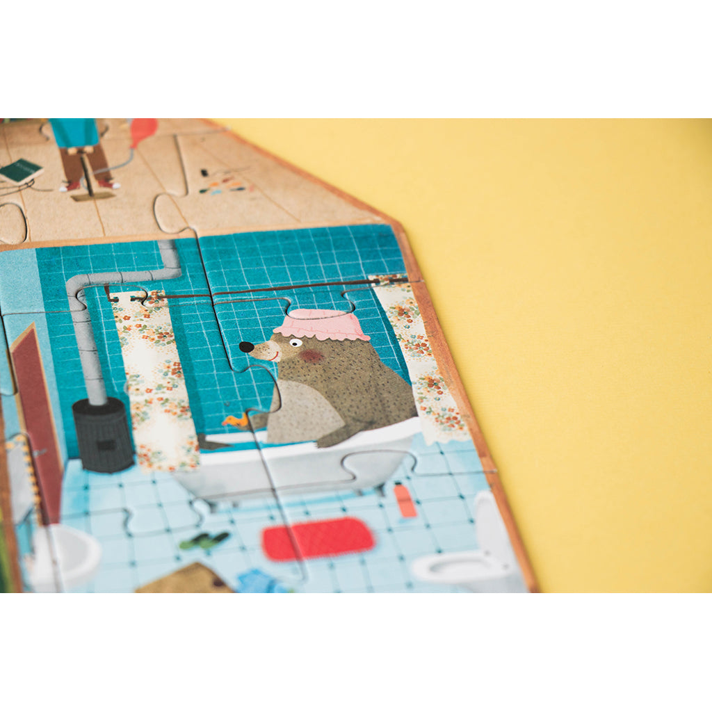 Londji pussel, vändbart, Welcome to my home - 36 bitar