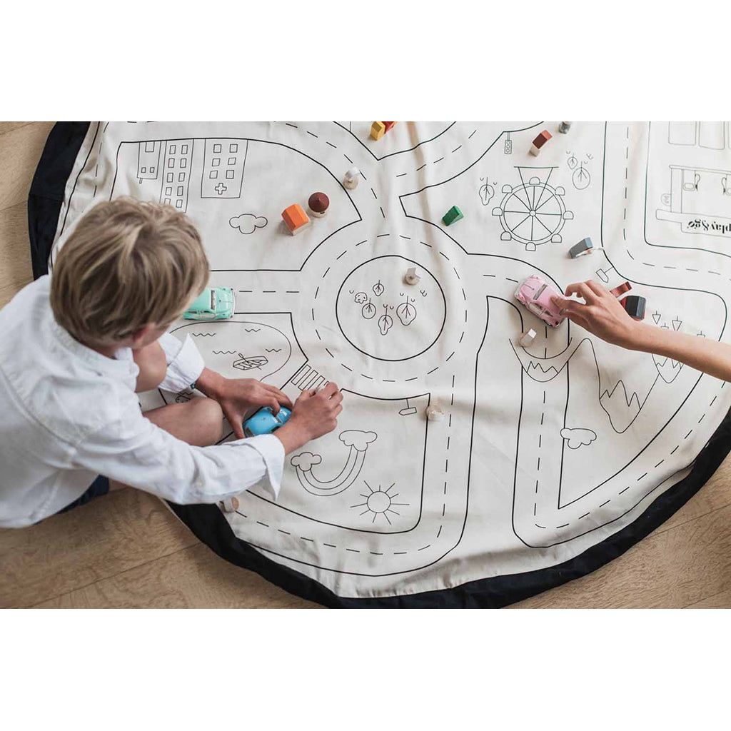 Play&Go Två-i-ett matta, Playville