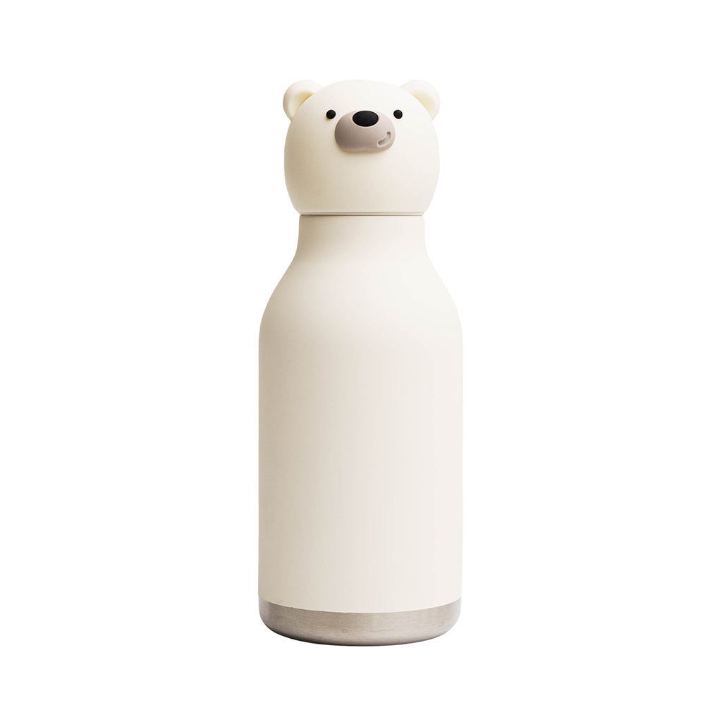 Asobu Bestie Animal termo dryckesflaska, 460 ml. - Isbjörn