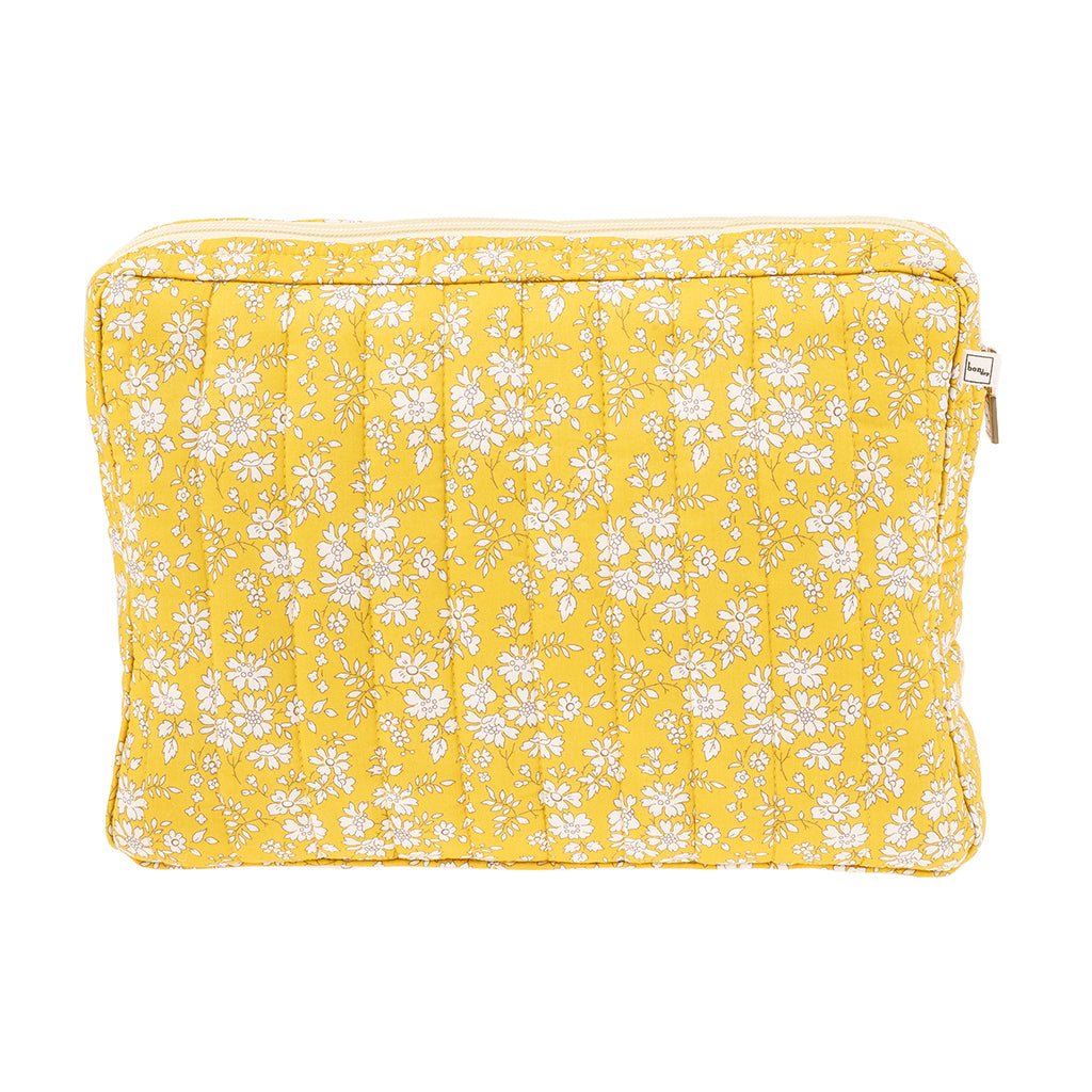 Bon Dep Pouch stor, necessär med Liberty - Capel yellow