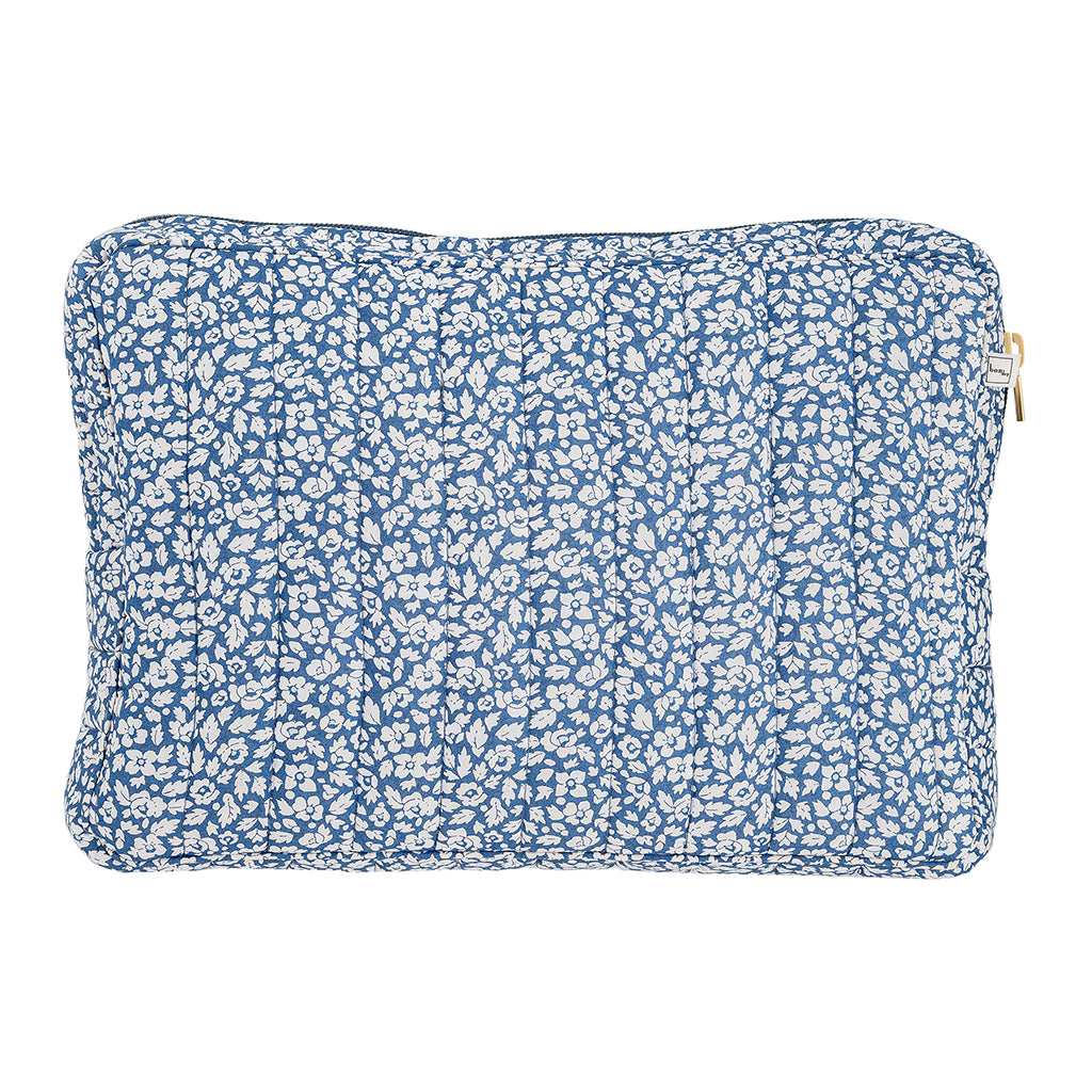 Bon Dep Pouch big, necessär med Liberty - Feather blue