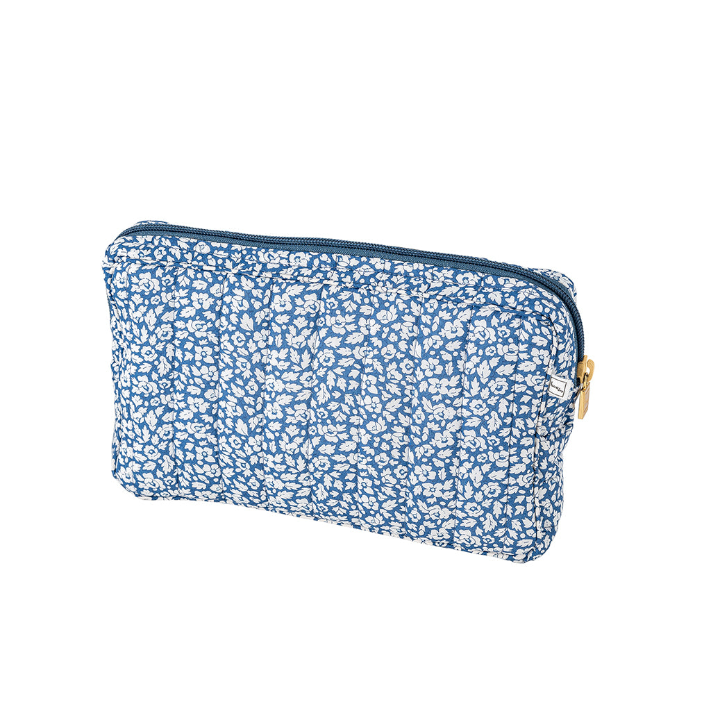 Bon Dep Pouch small, necessär med Liberty - Feather blue