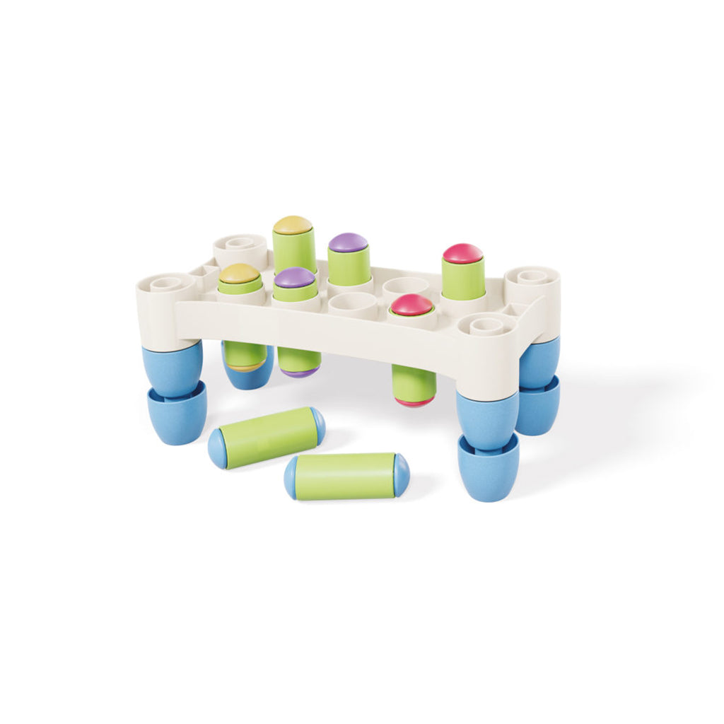 Quercetti PlayEco+ hammerspel, Hammer Peggy - Från 18 månader