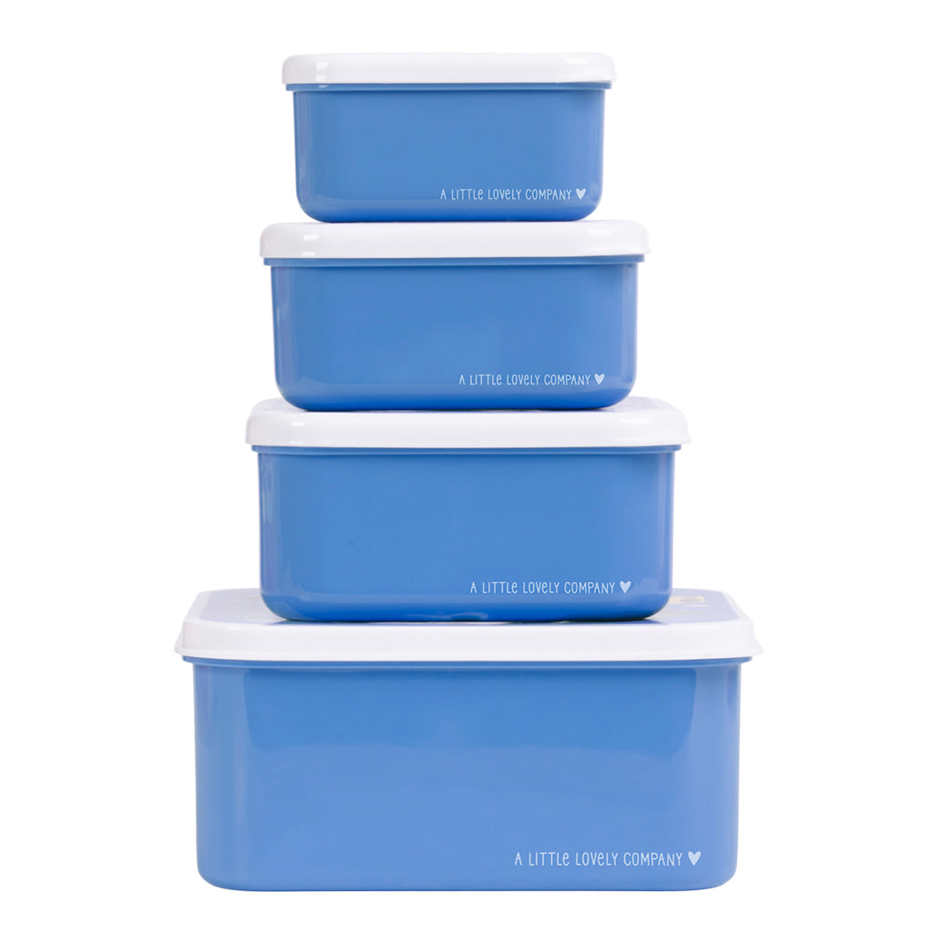 A little lovely company lunchlåda set, 4 st - Pirater