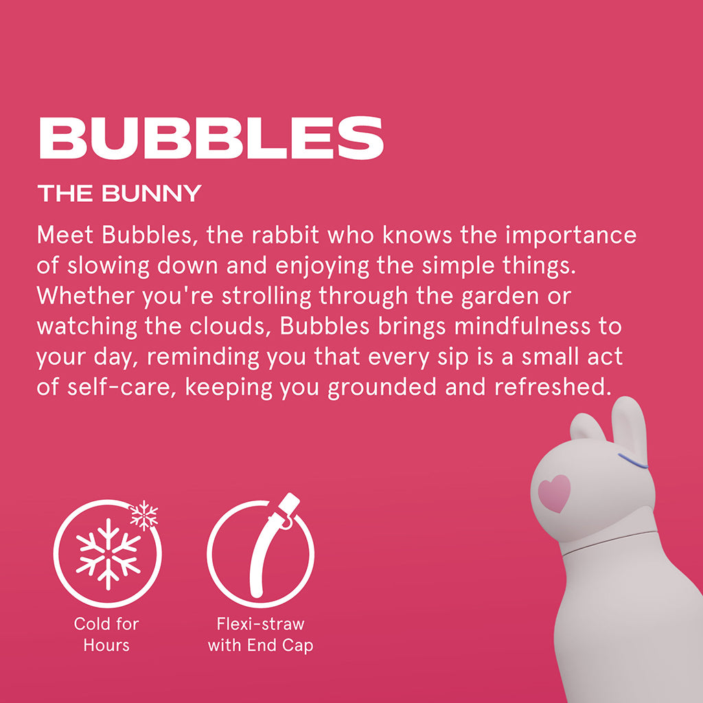 Asobu Bestie Animal termos dricksflaska, 460 ml - Kanin