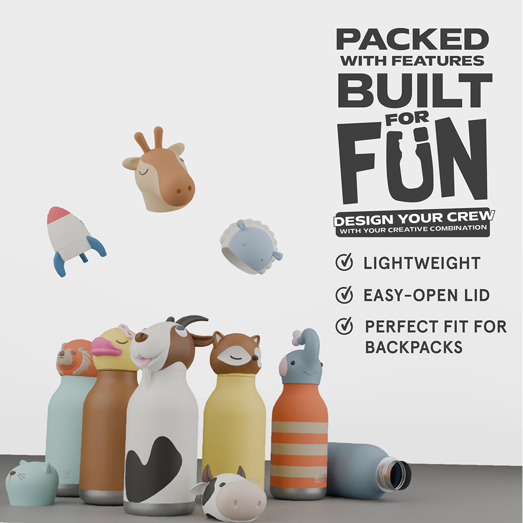 Asobu Bestie Animal termoflaska, 460 ml – Häst