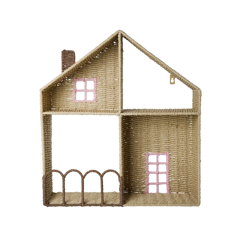 Rice House Shelf, Hylde inddelt i 4 rum - Pink