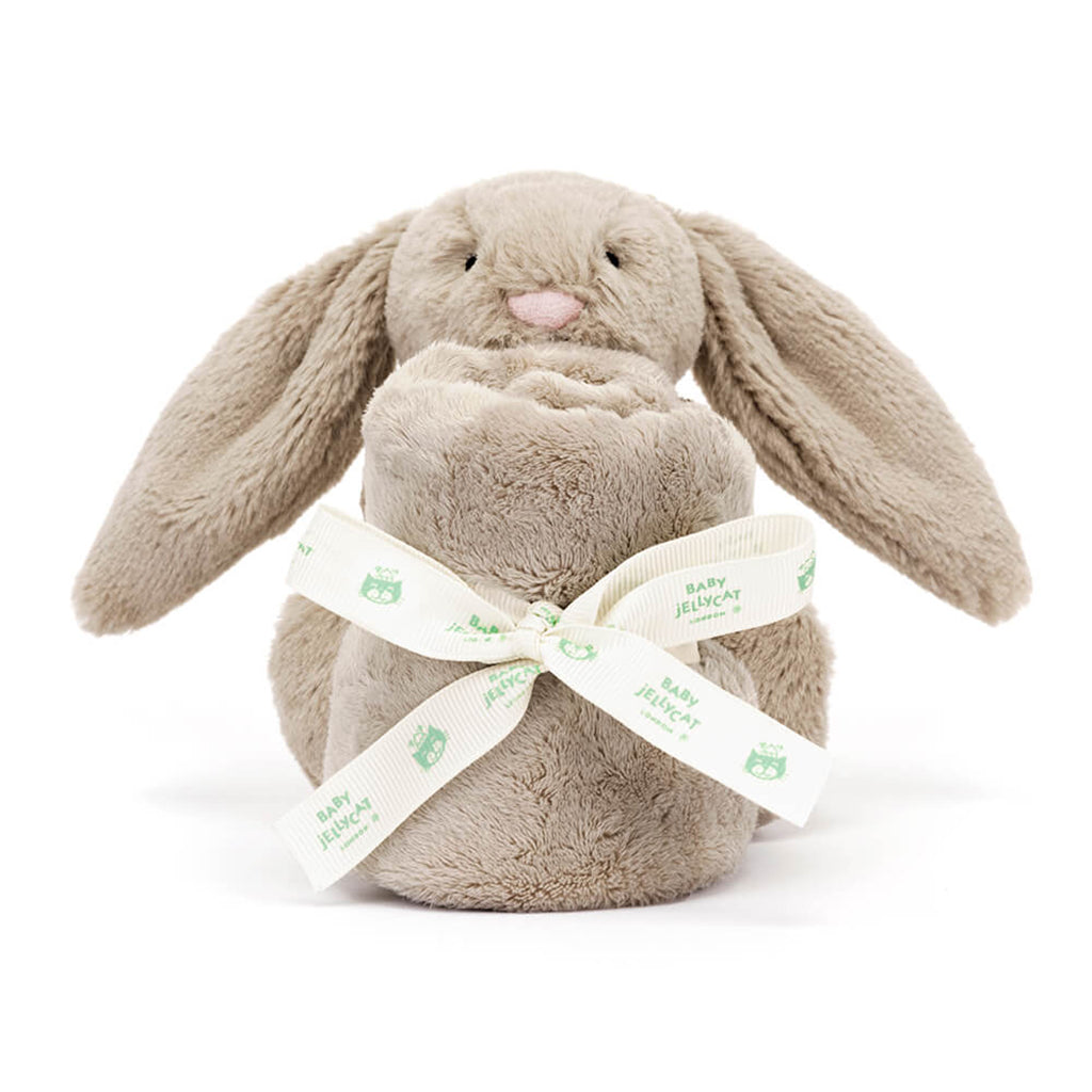 Baby Jellycat gosedjur, Bashful snuttefilt - Beige kanin
