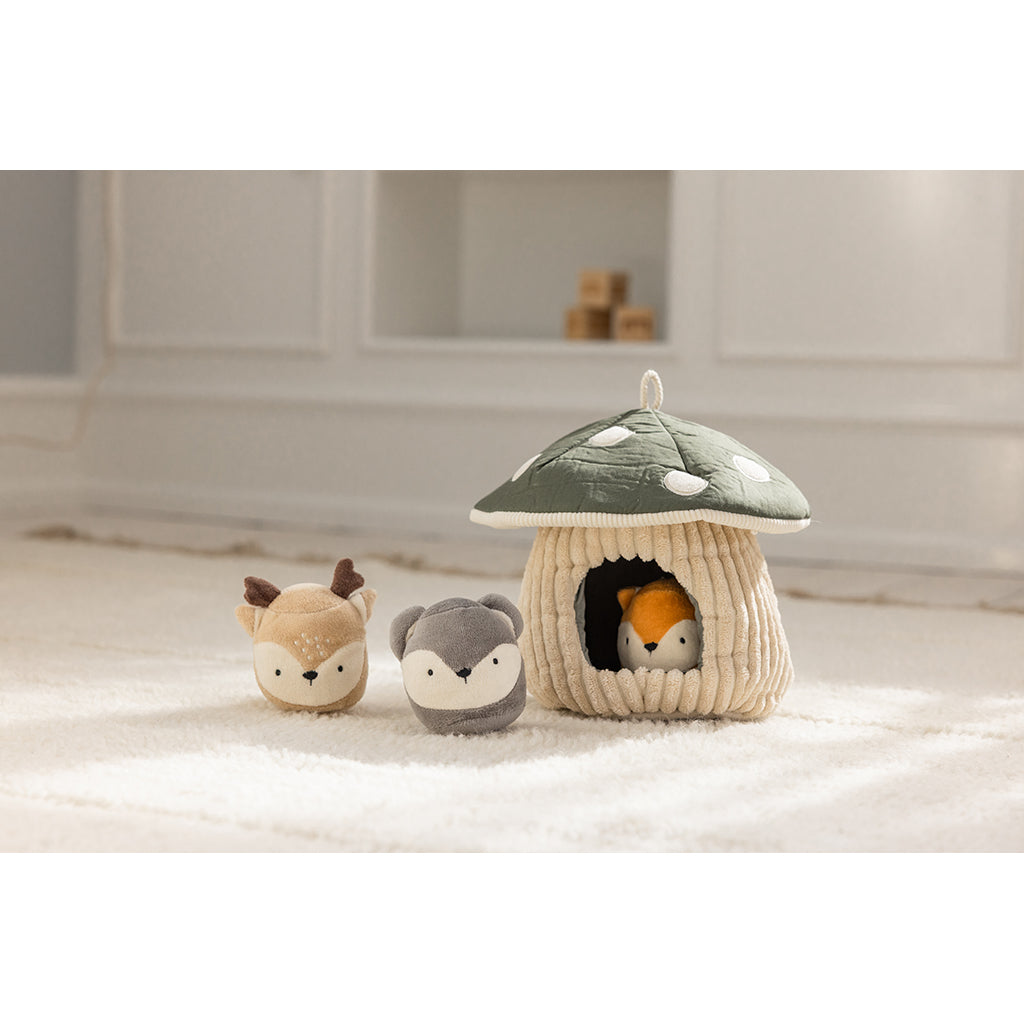 Sebra aktivitetsleksak, gömmelek, Svamp - Grön