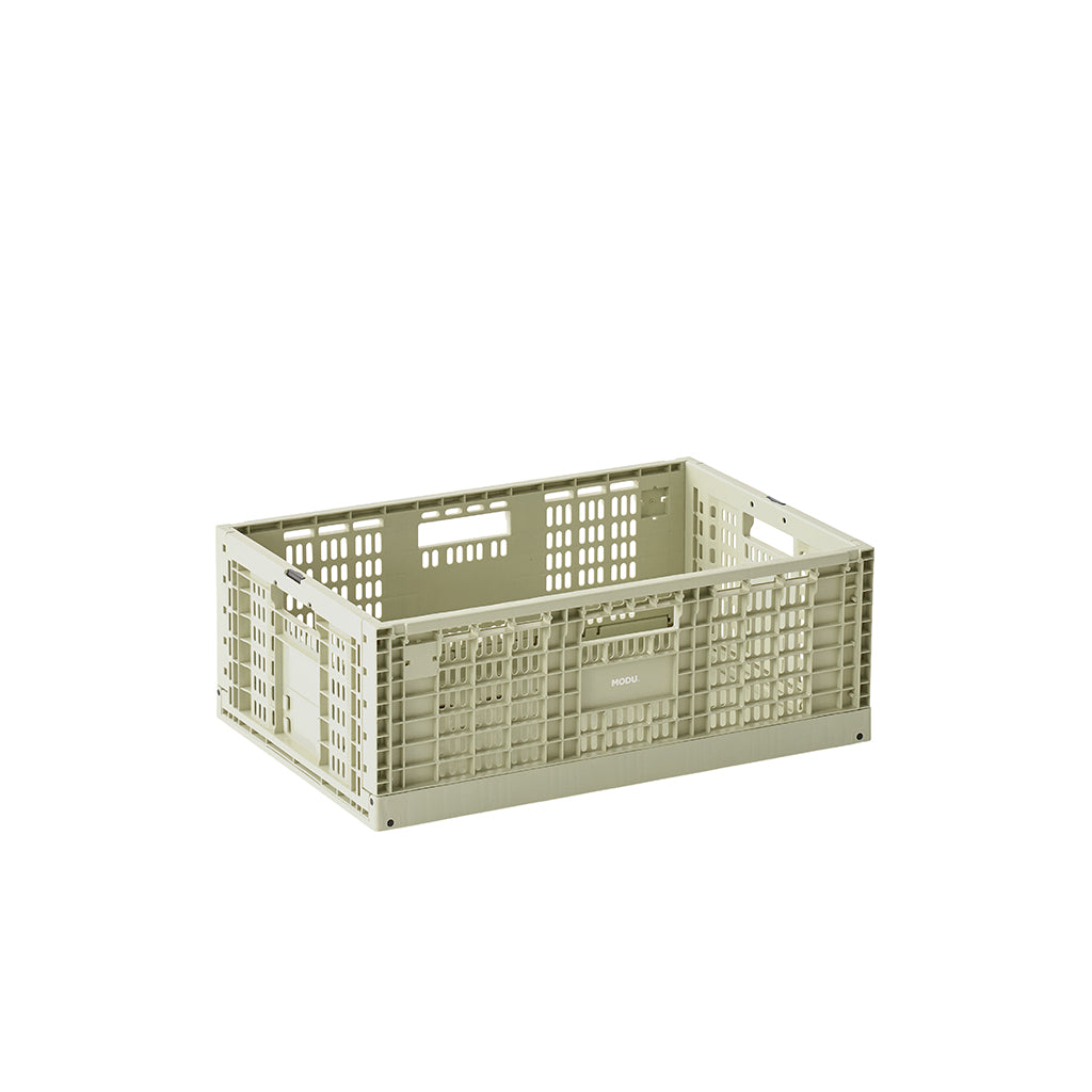 Modu Förvaringslåda, Extra stor hopfällbar/stapelbar låda - Dusty Green