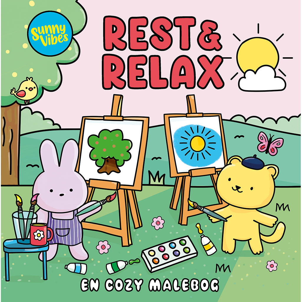 Sunny Vibes, Rest & relax – Mysig målarbok