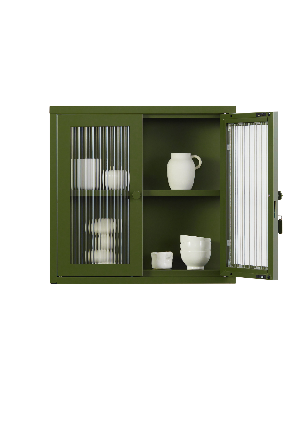 Mustard Made The Kit vitrinskåp, Olive