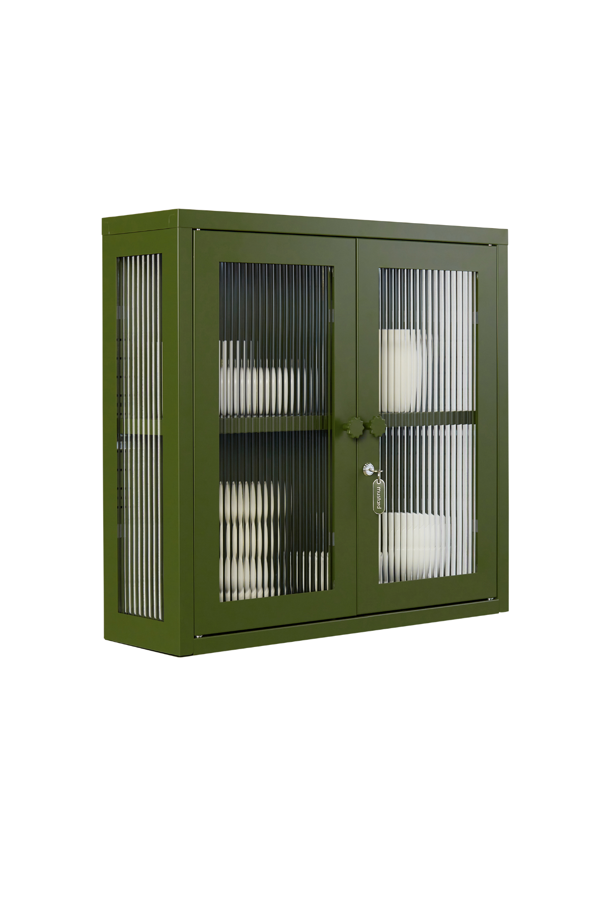 Mustard Made The Kit vitrinskåp, Olive