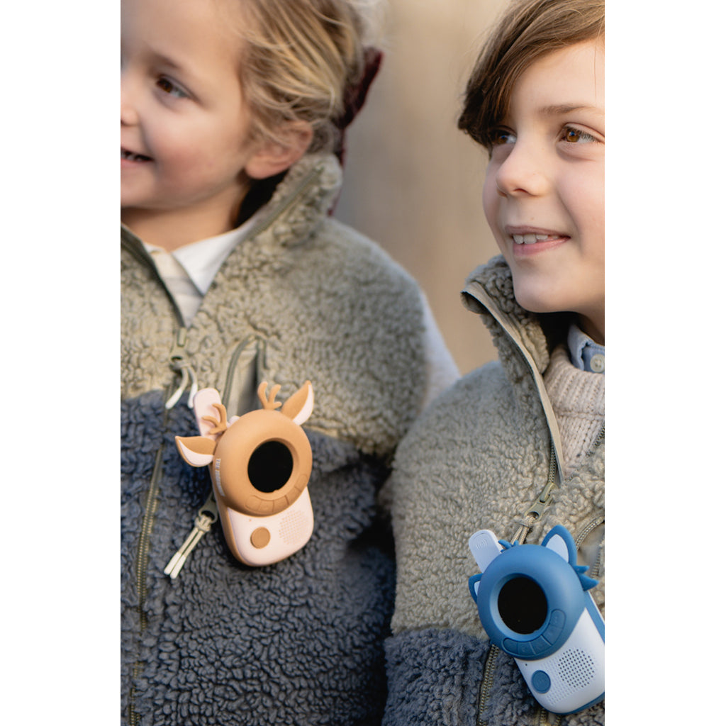 The ZooFamily, Zoo walkie talkie för barn, från 3 år – tvättbjörn/hjort