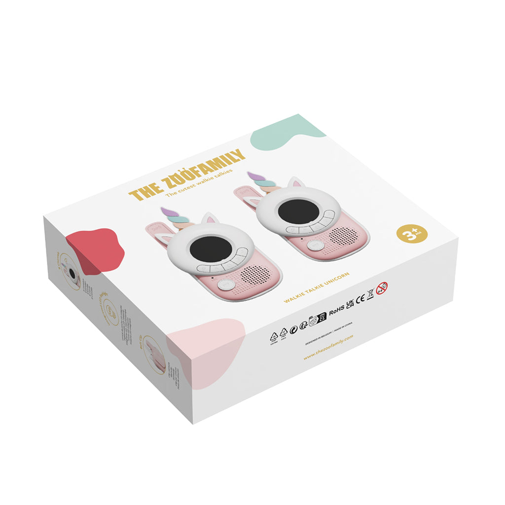The ZooFamily, Zoo walkie talkie för barn, från 3 år - Enhjørning