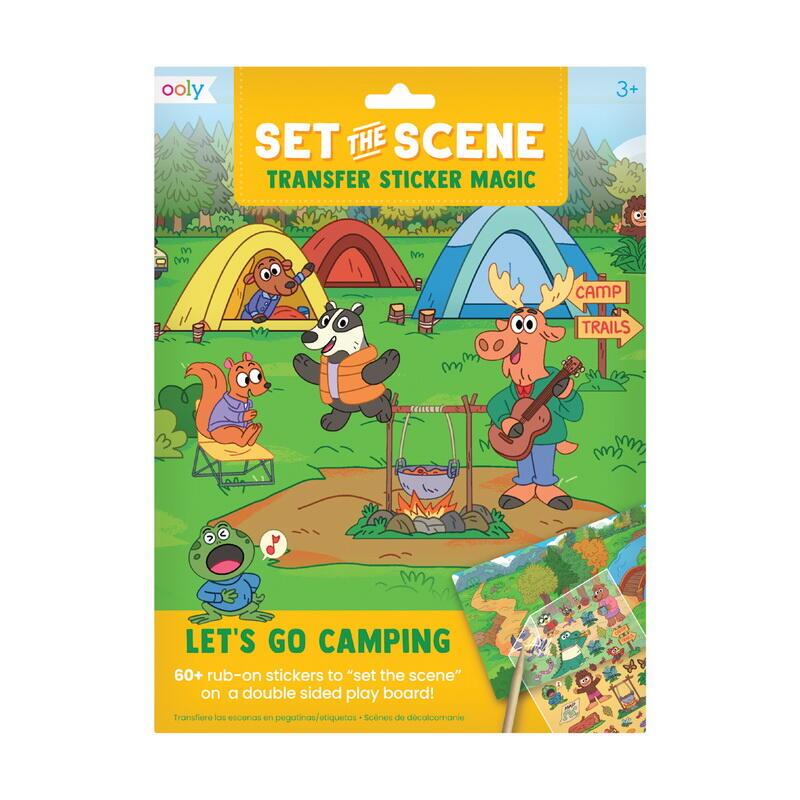 Ooly Transfer stickers - Let´s go camping