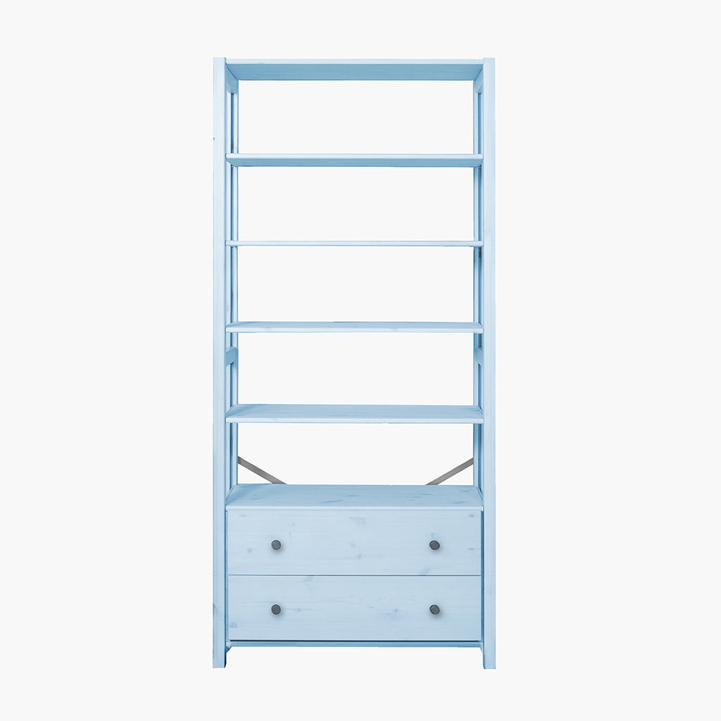 By Aulum Vangså stigereol med förvaring, H: 179 x B: 83 cm - Himalayan Blue