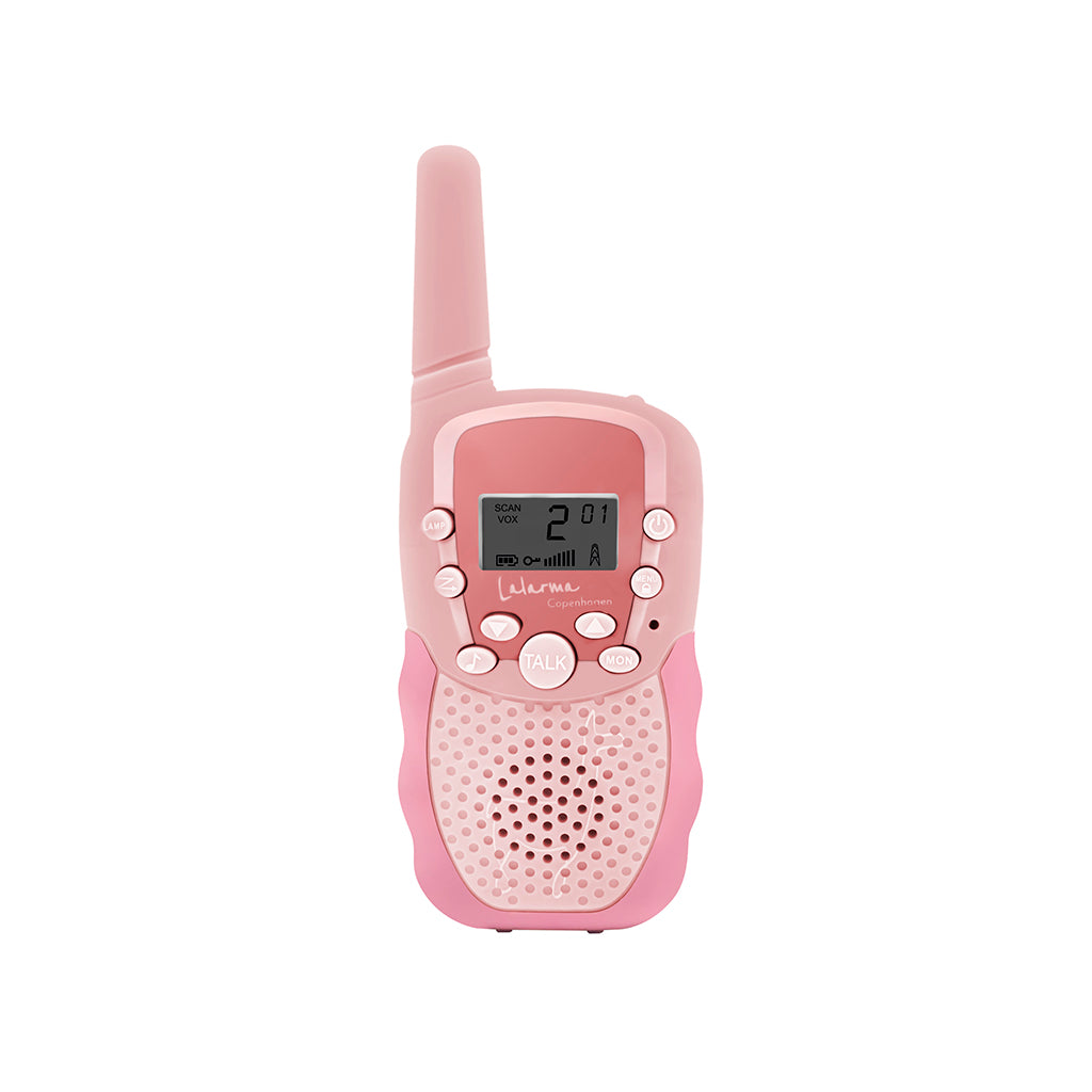 Lalarma walkie talkie för barn, rosa