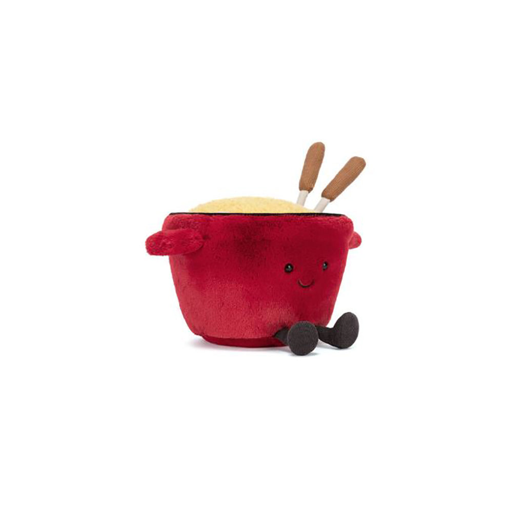 Jellycat mjukisdjur, Amuseables Food, Ostefondue - 20 cm