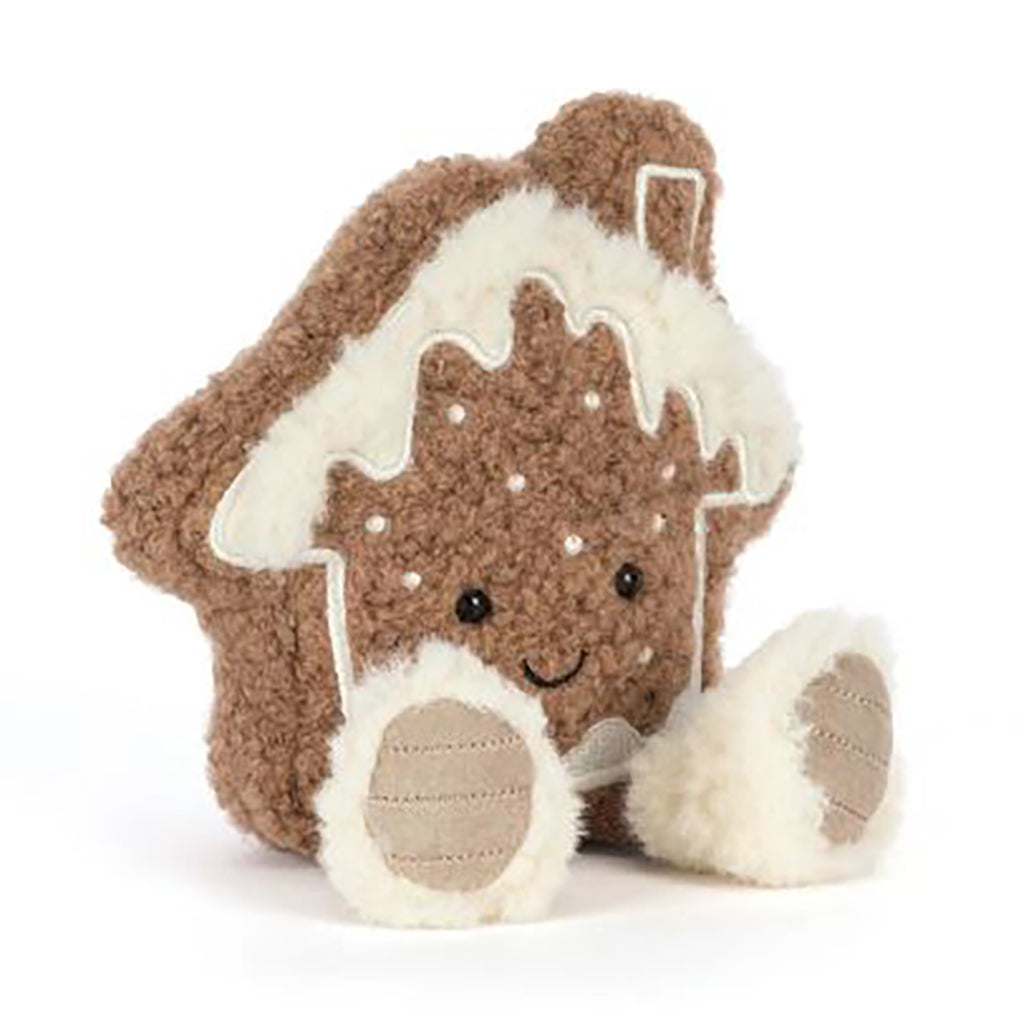 Jellycat-gosedjur, Amuseables pepparkakshus - 18 cm