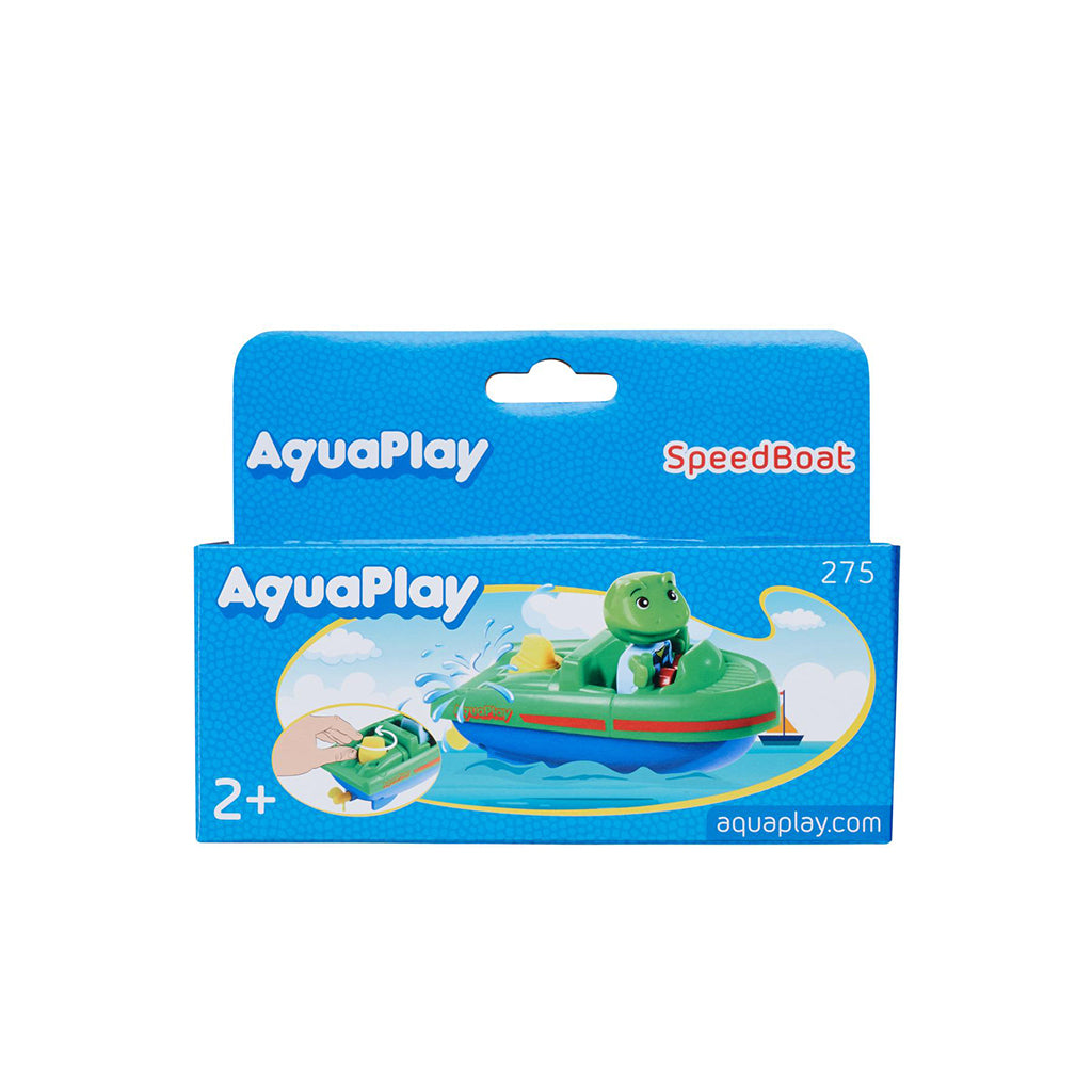 AquaPlay vattenbanetillbehör, speedbåt med uppdragning