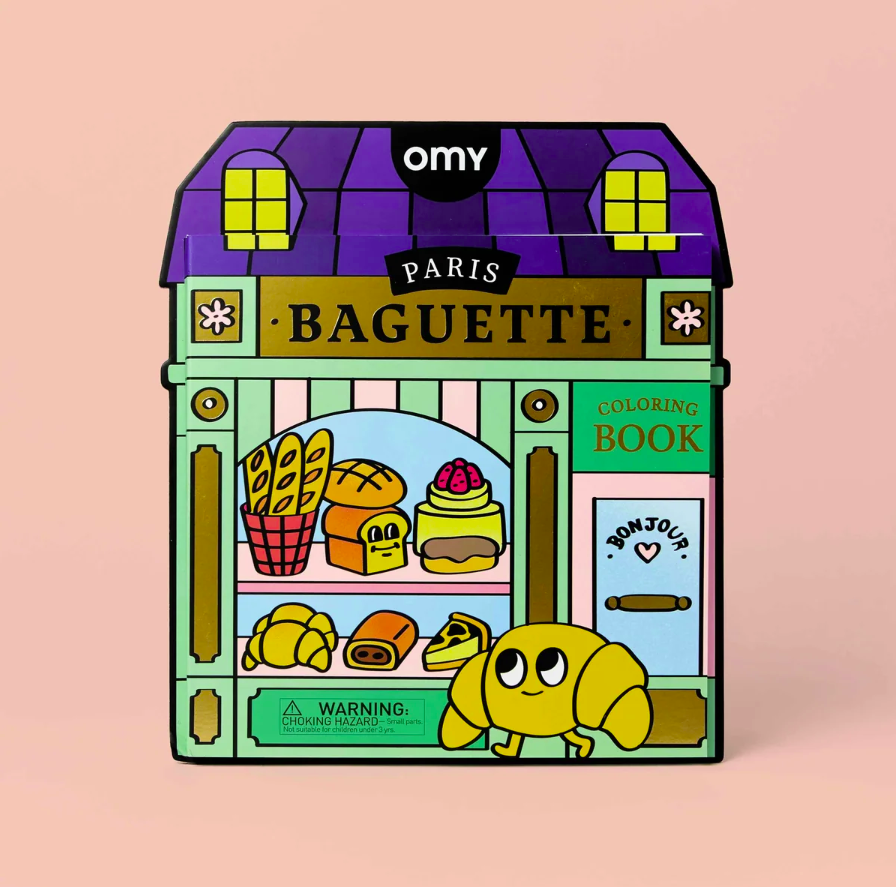 Omy målarbok, Coloring Boutique - French Baguette