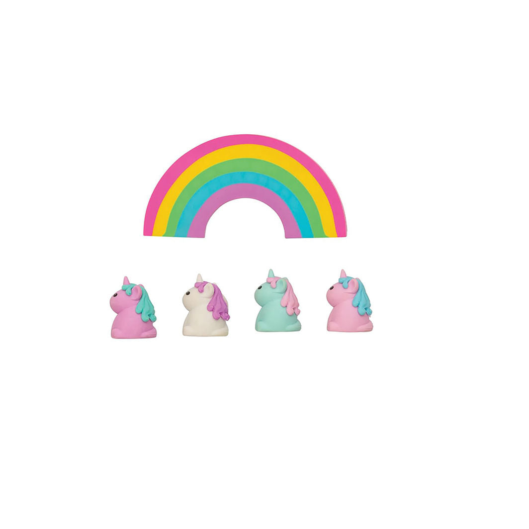 Ooly Viskelæder med duft, 5 stk - Unique Unicorns Strawberry