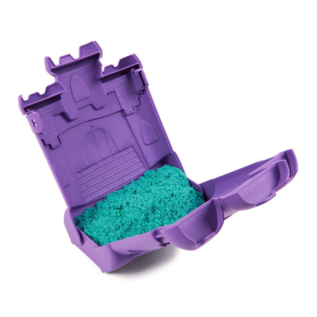Kinetic Sand, Sandslot vikbar låda - Lime green