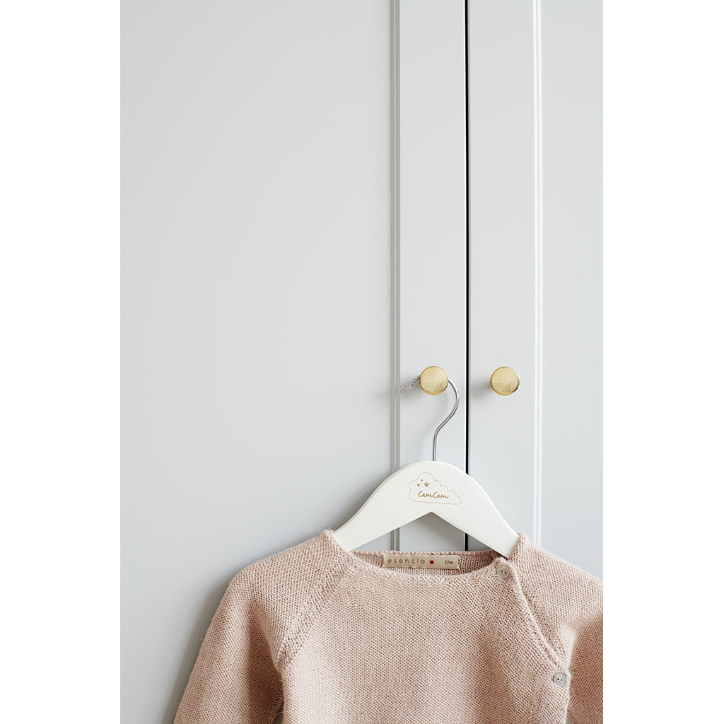 Cam Cam Barnhängare i trä, 3-pack - White