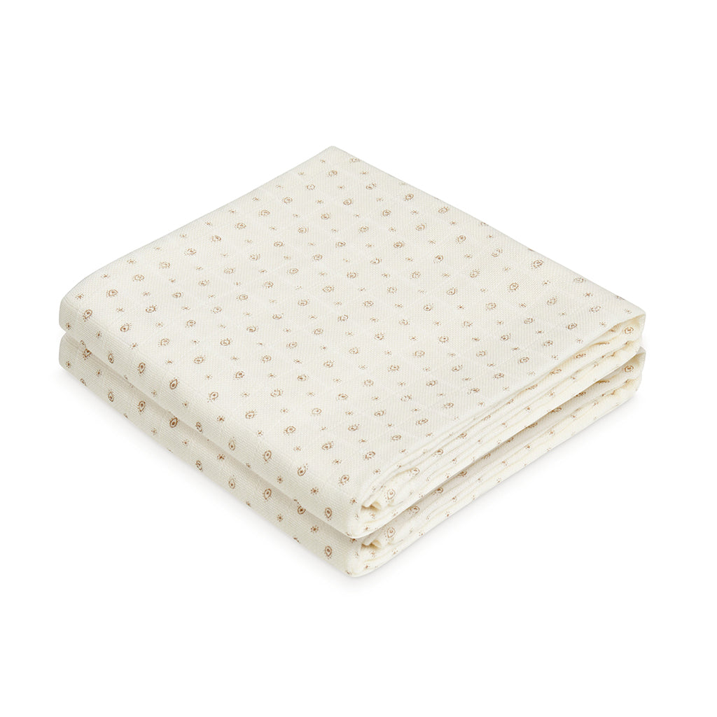 Cam Cam stofbleer, 2-pak økologisk, GOTS - Rowan