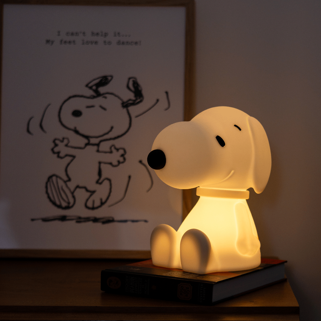 Mr Maria Snoopy First Light, nattlampa för barn, 22 cm