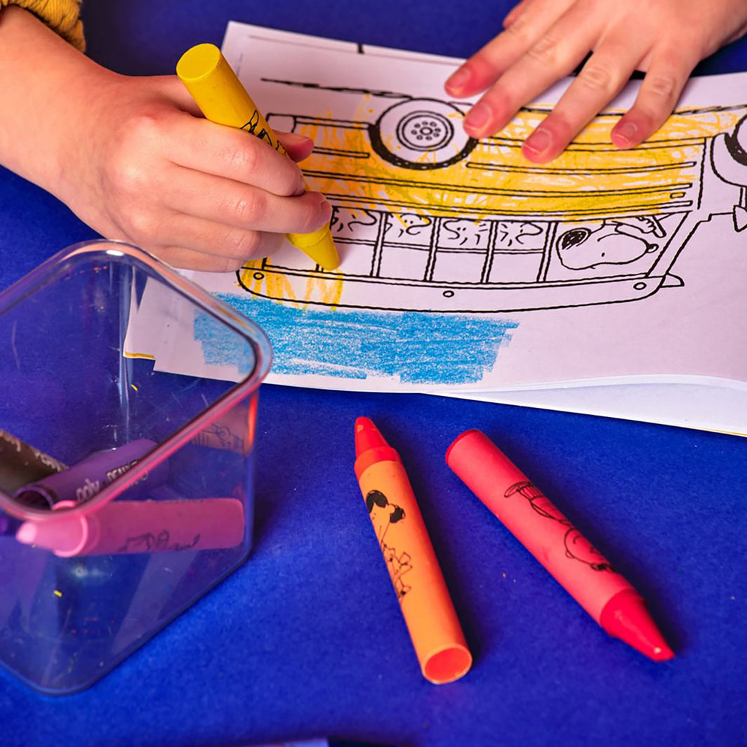 Ooly Jumbo farvekridt og malebog, Radiserne