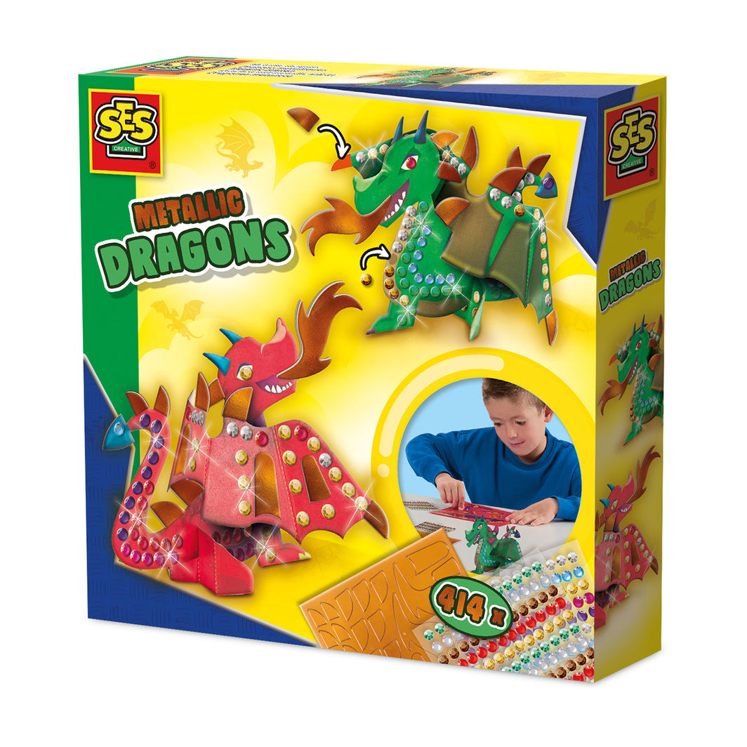 SES Creative kreativt set, Dekorera dina egna drakar
