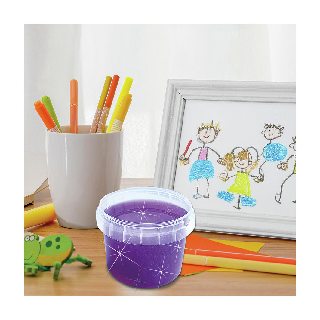 SES Creative, Slime - Lila glitter 140g