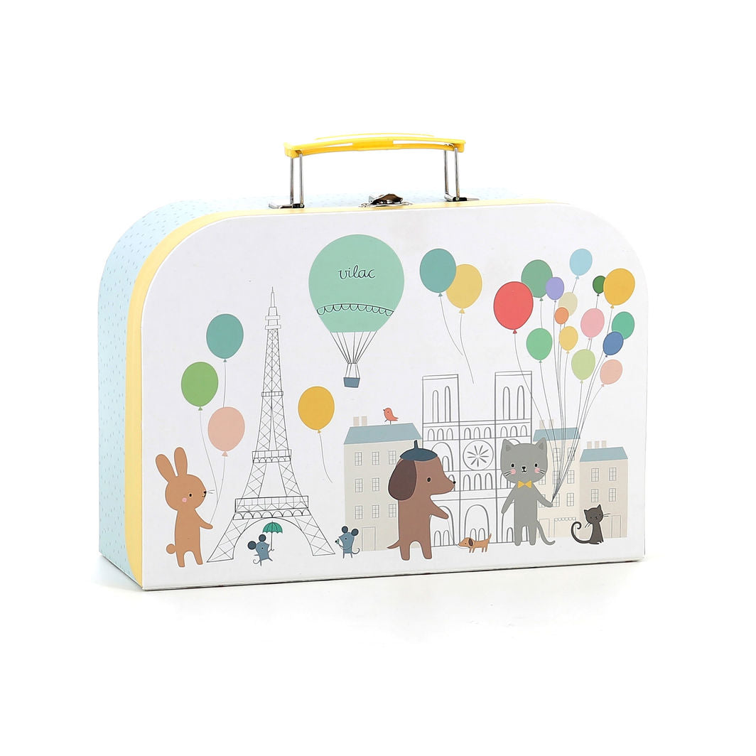 Vilac Musikaliskt teset i metall i resväska, Paris