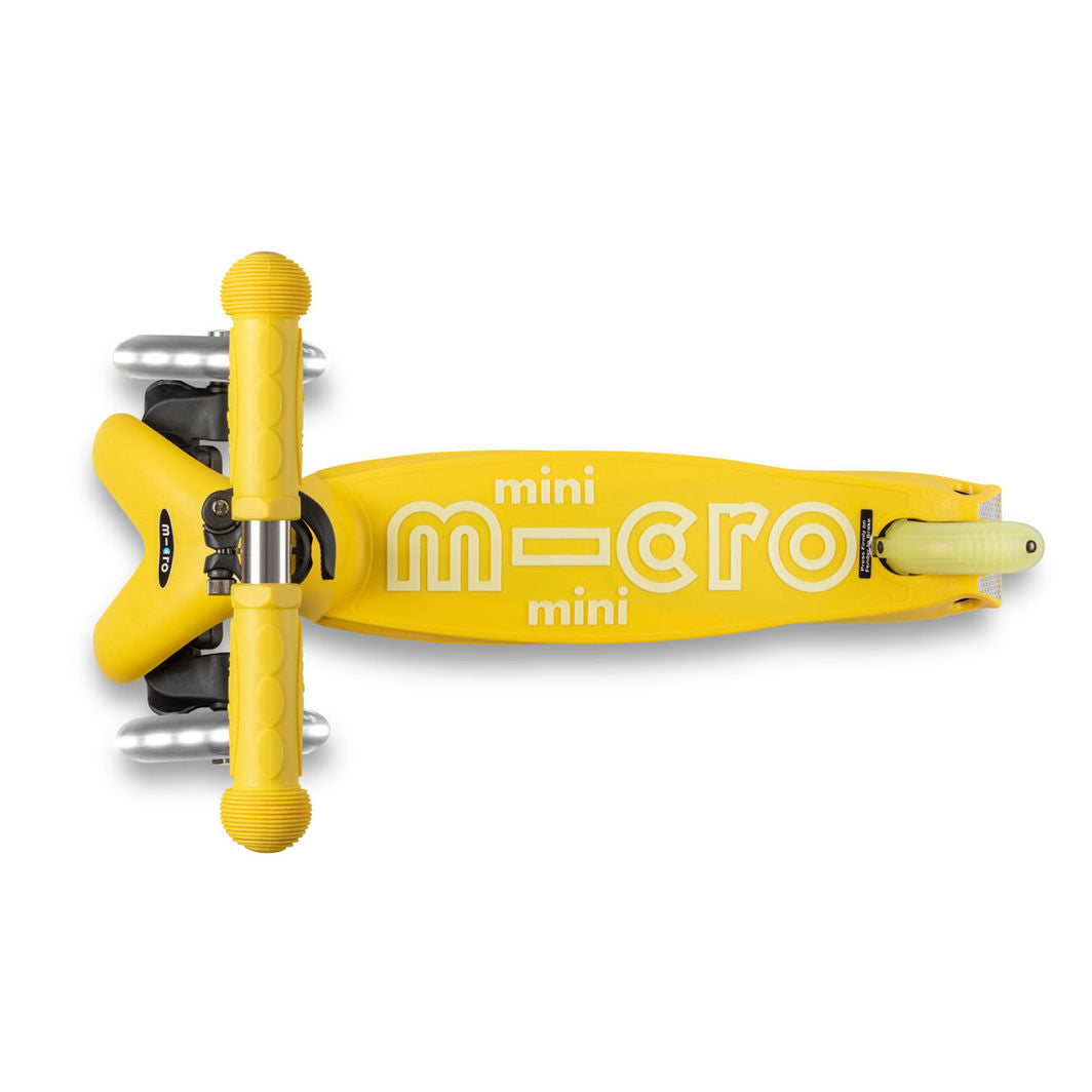 Micro Sparkcykel, Mini Deluxe LED - Gul