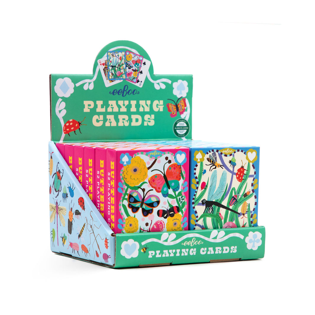 eeBoo Spelkort, Butterflies & Bugs - 2 modeller