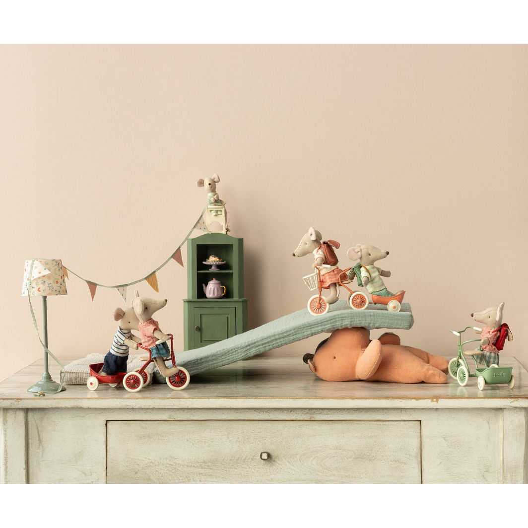 Maileg Cykelvagn, Mus, Korall