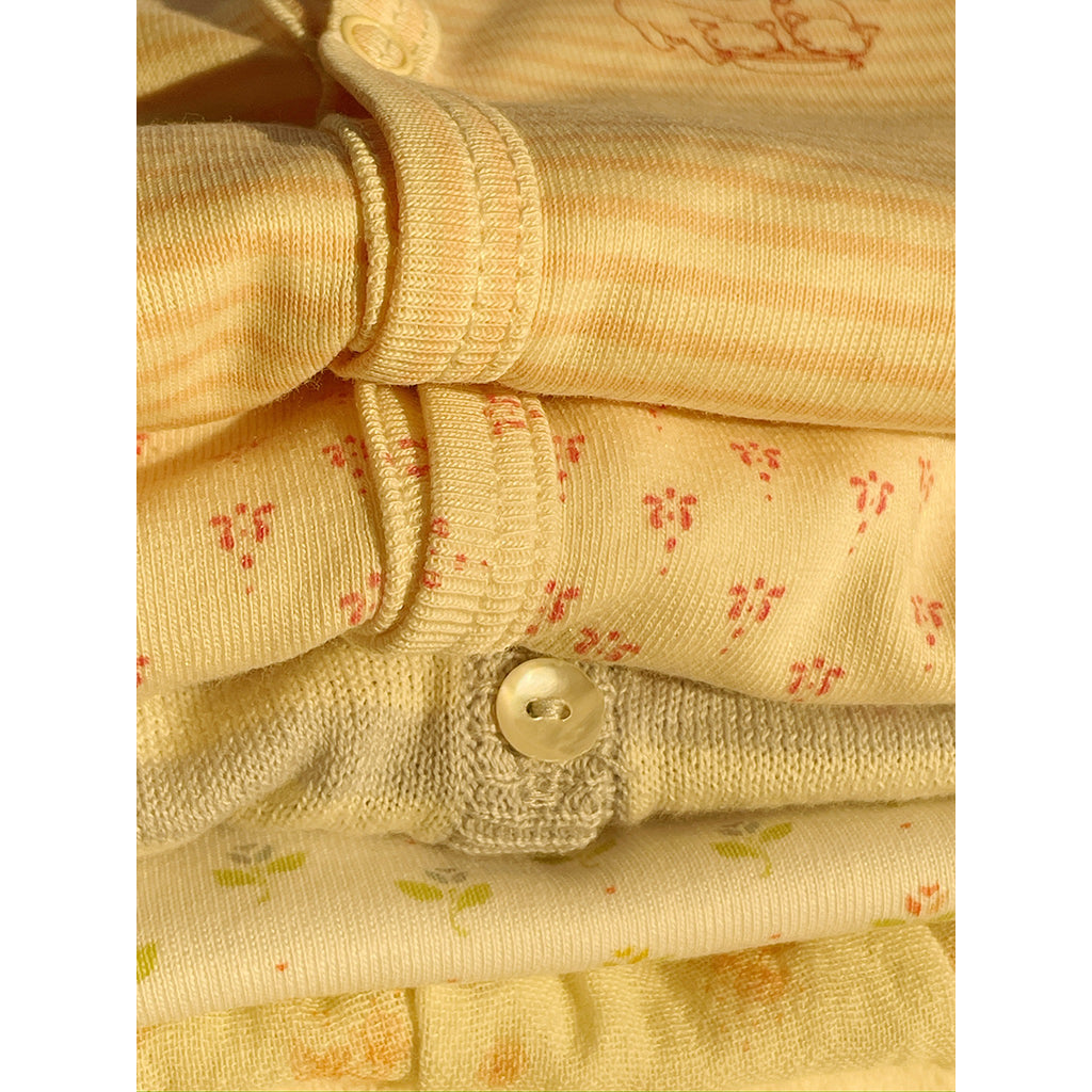 Fanga Fontana Bello bodystocking med långa ärmar, Punto rosa – strl. 1–6 mån.