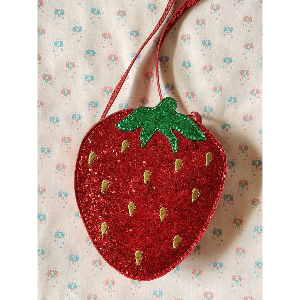 Konges Sløjd Tut Strawberry crossbody-väska för barn