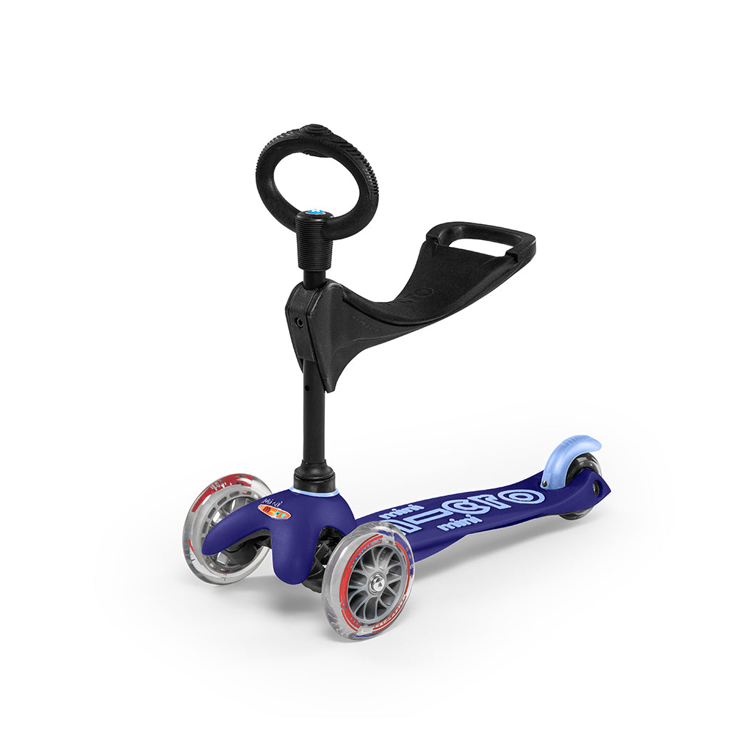 Micro Mini 3-i-1 Deluxe sparkcykel - Blå