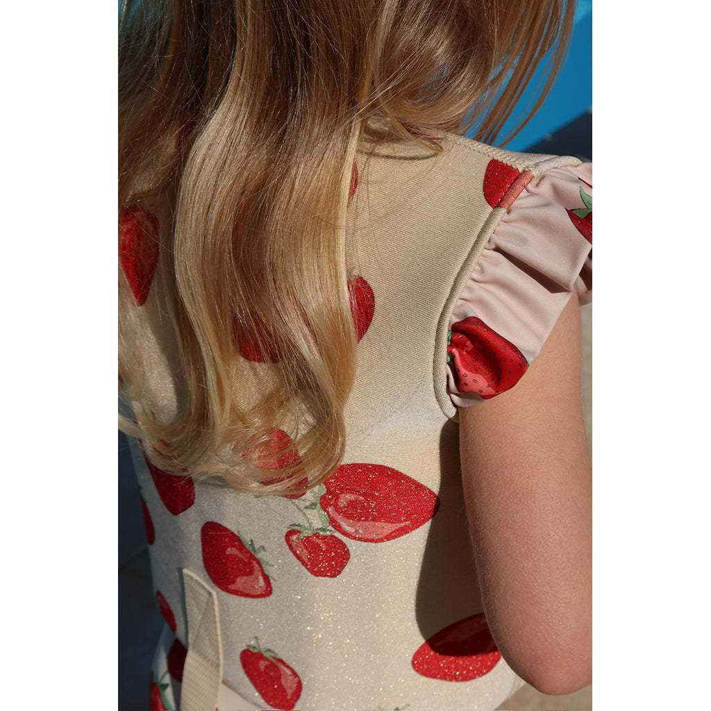 Konges Sløjd Avery simväst, Fragola - Strl. 2-3 år