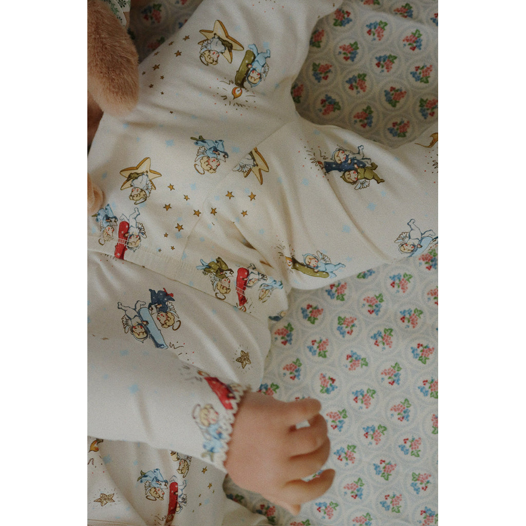 Konges Slöjd babysängkläder, ekologisk GOTS - Verona blues