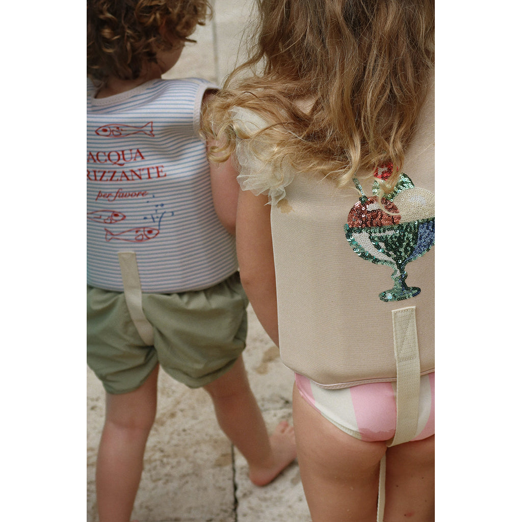 Konges Sløjd Ellis simväst, Stripe blue