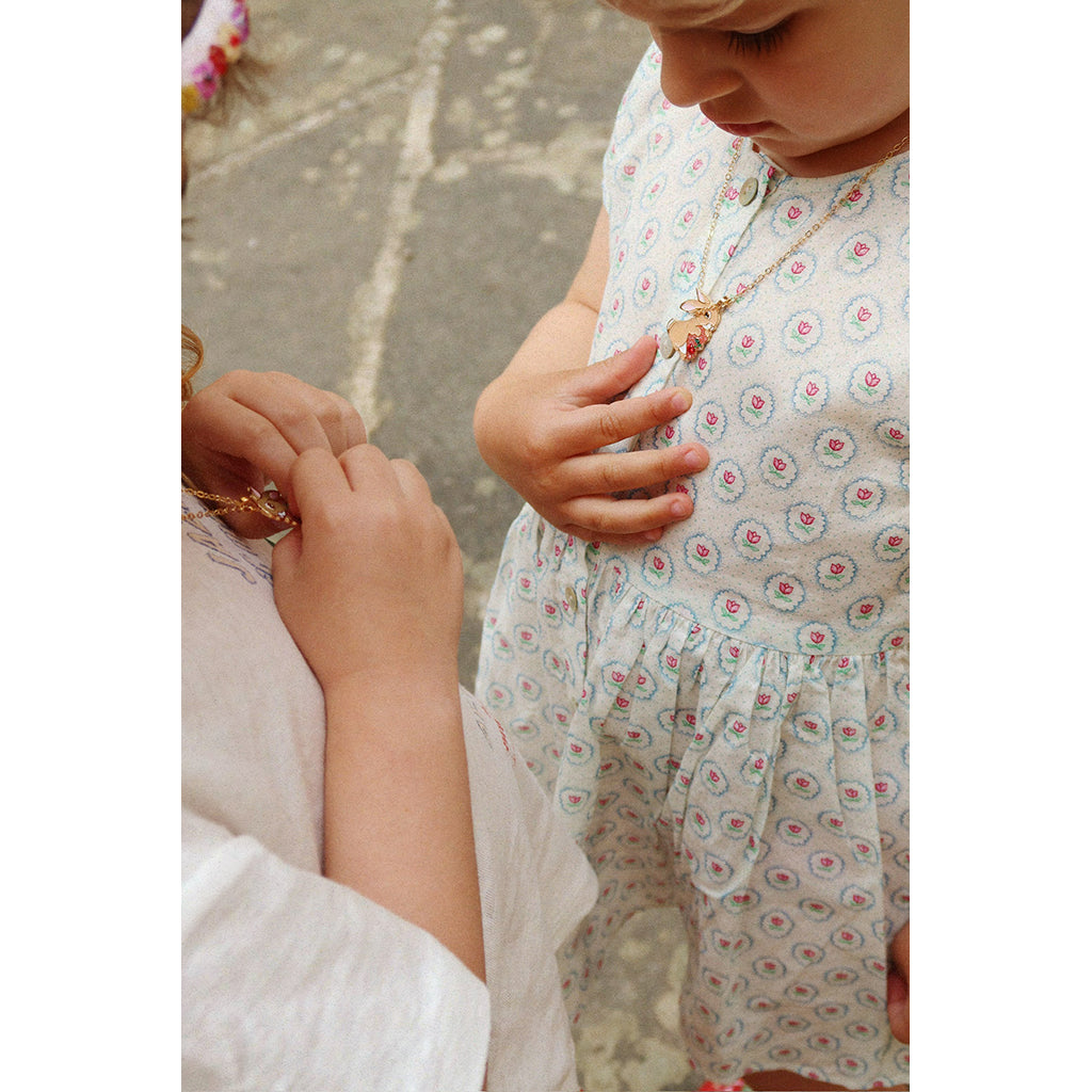 Konges Sløjd Bunny Bestie vänhalsband, Guld