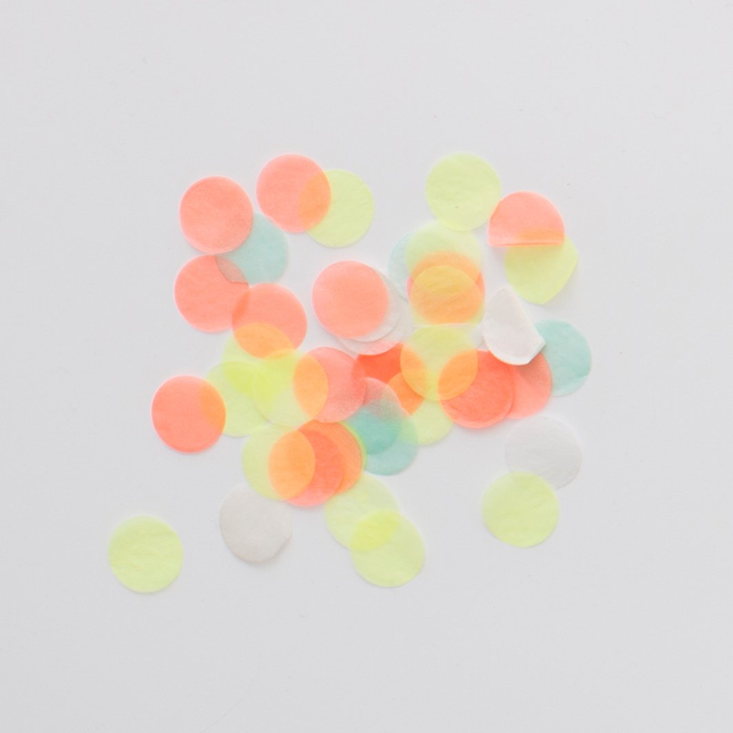 Meri Meri Love Confetti, Toot Sweet - Neonfest