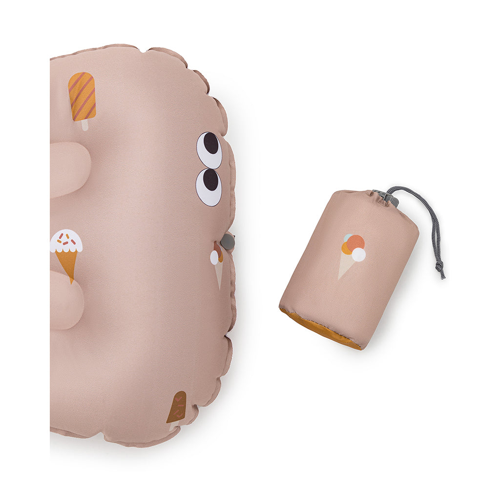 Noui Noui Have a seat, Uppblåsbar sittdyna för barn – Ice cream rose
